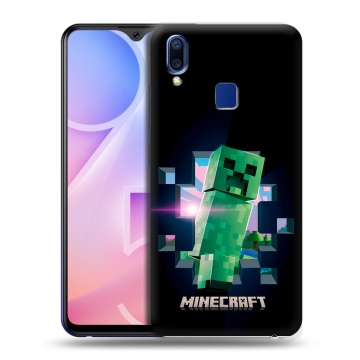 Пластиковый чехол на Vivo Y95 с принтом Майнкрафт Minecraft Пластиковый чехол на Vivo Y95 с принтом Майнкрафт Minecraft