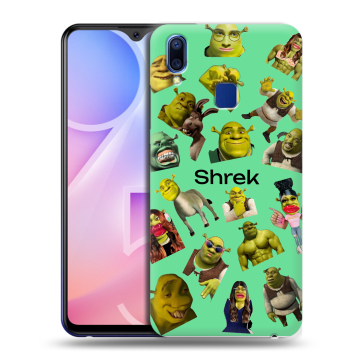 Пластиковый чехол на Vivo Y95 с принтом Шрек Shrek Пластиковый чехол на Vivo Y95 с принтом Шрек Shrek