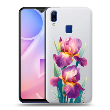 Пластиковый чехол на Vivo Y95 с принтом Цветы орхидеи Пластиковый чехол на Vivo Y95 с принтом Цветы орхидеи