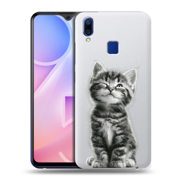 Пластиковый чехол на Vivo Y95 с принтом Котенок Пластиковый чехол на Vivo Y95 с принтом Котенок