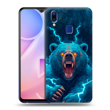 Пластиковый чехол на Vivo Y95 с принтом Медведь Пластиковый чехол на Vivo Y95 с принтом Медведь