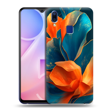 Пластиковый чехол на Vivo Y95 с принтом Цветы Пластиковый чехол на Vivo Y95 с принтом Цветы