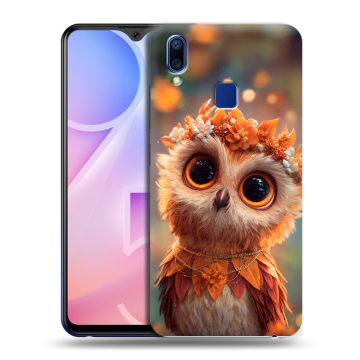 Пластиковый чехол на Vivo Y95 с принтом Милая сова Пластиковый чехол на Vivo Y95 с принтом Милая сова