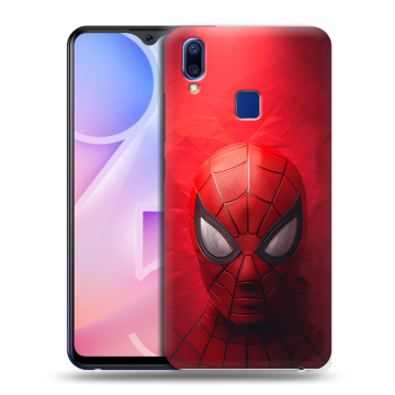 Пластиковый чехол на Vivo Y95 с принтом Spiderman Человек паук Пластиковый чехол на Vivo Y95 с принтом Spiderman Человек паук