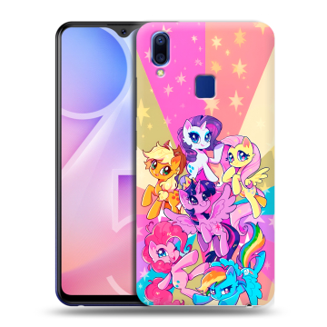 Пластиковый чехол на Vivo Y95 с принтом My little pony Дружба чудо Пластиковый чехол на Vivo Y95 с принтом My little pony Дружба чудо