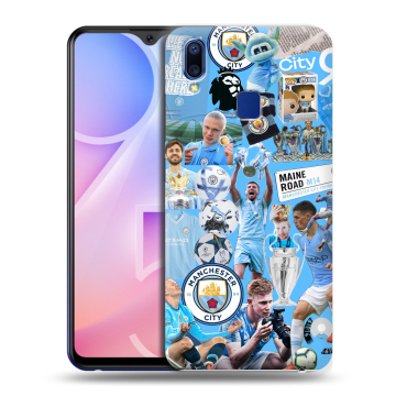 Пластиковый чехол на Vivo Y95 с принтом Man City Манчестер Сити Пластиковый чехол на Vivo Y95 с принтом Man City Манчестер Сити
