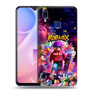 Пластиковый чехол на Vivo Y95 с принтом Roblox Роблокс