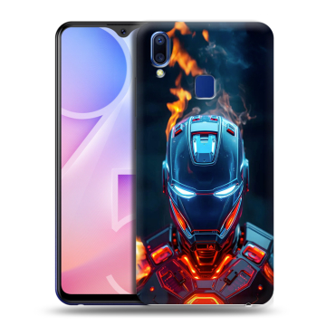 Пластиковый чехол на Vivo Y95 с принтом IronMan Железный человек Пластиковый чехол на Vivo Y95 с принтом IronMan Железный человек