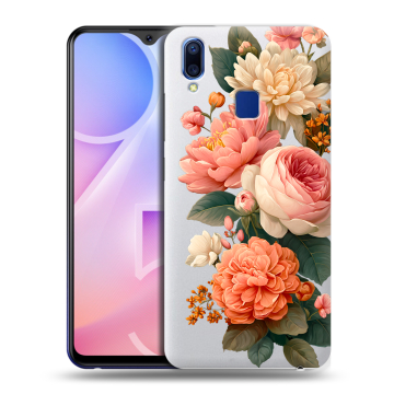 Пластиковый чехол на Vivo Y95 с принтом цветы Пластиковый чехол на Vivo Y95 с принтом цветы