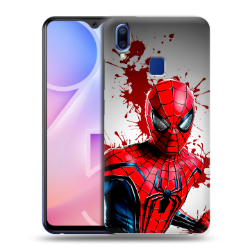 Пластиковый чехол на Vivo Y95 с принтом Spiderman Человек паук Пластиковый чехол на Vivo Y95 с принтом Spiderman Человек паук