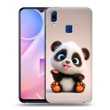 Пластиковый чехол на Vivo Y95 с принтом милая панда Пластиковый чехол на Vivo Y95 с принтом милая панда