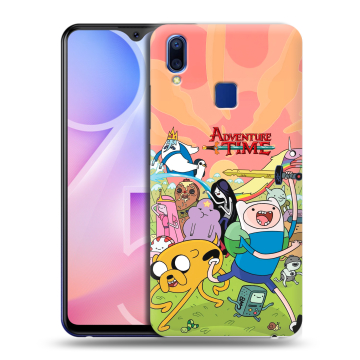 Пластиковый чехол на Vivo Y95 с принтом Adventure time Время приключений Пластиковый чехол на Vivo Y95 с принтом Adventure time Время приключений