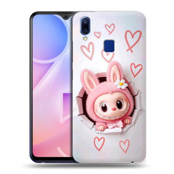 Пластиковый чехол на Vivo Y95 с принтом Labubu Лабубу Пластиковый чехол на Vivo Y95 с принтом Labubu Лабубу