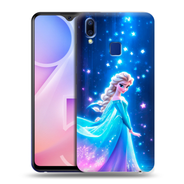 Пластиковый чехол на Vivo Y95 с принтом Холодное сердце Frozen Пластиковый чехол на Vivo Y95 с принтом Холодное сердце Frozen