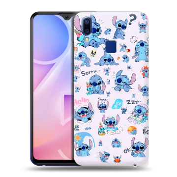 Пластиковый чехол на Vivo Y95 с принтом Лило и Стич Пластиковый чехол на Vivo Y95 с принтом Лило и Стич