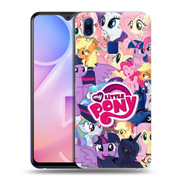 Пластиковый чехол на Vivo Y95 с принтом My little pony Дружба чудо Пластиковый чехол на Vivo Y95 с принтом My little pony Дружба чудо