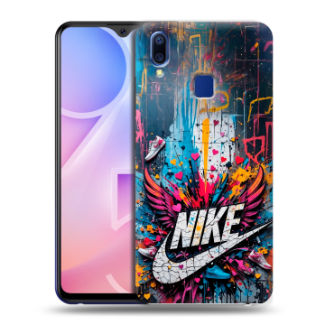 Пластиковый чехол на Vivo Y95 с принтом Nike Найк Пластиковый чехол на Vivo Y95 с принтом Nike Найк
