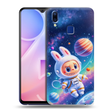 Пластиковый чехол на Vivo Y95 с принтом Labubu Лабубу Пластиковый чехол на Vivo Y95 с принтом Labubu Лабубу