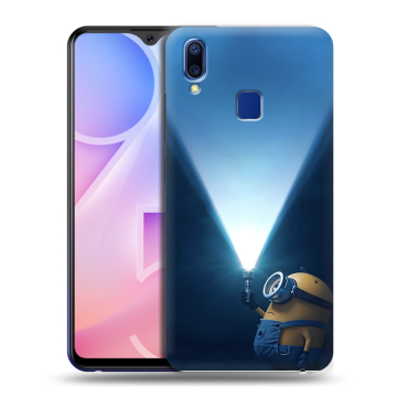 Пластиковый чехол на Vivo Y95 с принтом Миньоны Пластиковый чехол на Vivo Y95 с принтом Миньоны