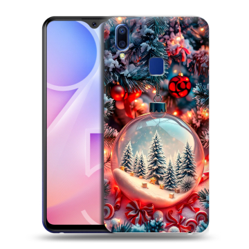 Пластиковый чехол на Vivo Y95 с принтом Новый год Пластиковый чехол на Vivo Y95 с принтом Новый год