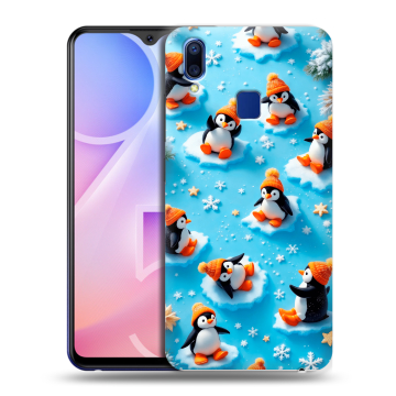 Пластиковый чехол на Vivo Y95 с принтом Новый год Пластиковый чехол на Vivo Y95 с принтом Новый год