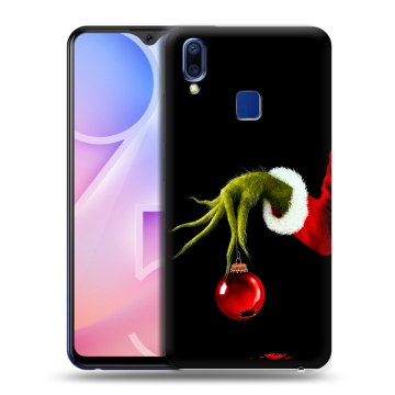 Пластиковый чехол на Vivo Y95 с принтом Новый год Гринч Пластиковый чехол на Vivo Y95 с принтом Новый год Гринч