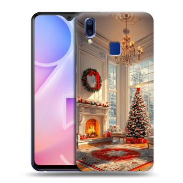 Пластиковый чехол на Vivo Y95 с принтом Новый год Пластиковый чехол на Vivo Y95 с принтом Новый год