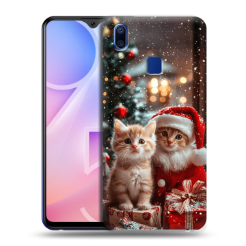 Пластиковый чехол на Vivo Y95 с принтом Новый год Пластиковый чехол на Vivo Y95 с принтом Новый год