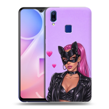 Пластиковый чехол на Vivo Y95 с принтом женский Пластиковый чехол на Vivo Y95 с принтом женский