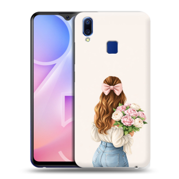 Пластиковый чехол на Vivo Y95 с принтом женский Пластиковый чехол на Vivo Y95 с принтом женский