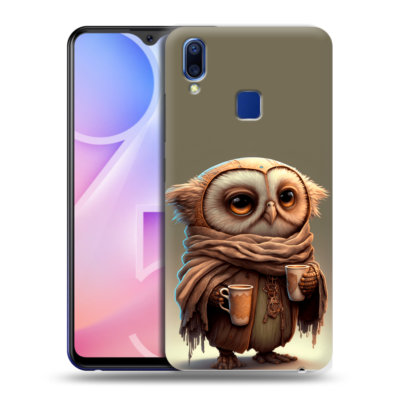 Пластиковый чехол на Vivo Y95 с принтом Сова Пластиковый чехол на Vivo Y95 с принтом Сова