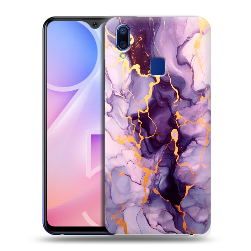 Пластиковый чехол на Vivo Y95 с принтом Мрамор Пластиковый чехол на Vivo Y95 с принтом Мрамор