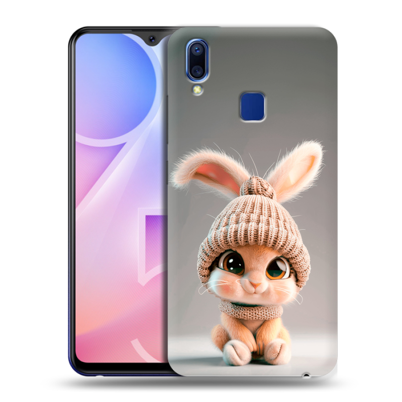 Пластиковый чехол на Vivo Y95 с принтом Кролик Пластиковый чехол на Vivo Y95 с принтом Кролик