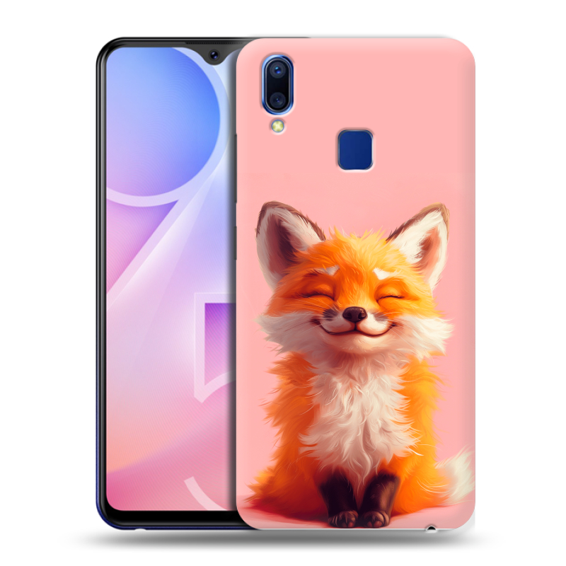 Пластиковый чехол на Vivo Y95 с принтом милая лиса Пластиковый чехол на Vivo Y95 с принтом милая лиса