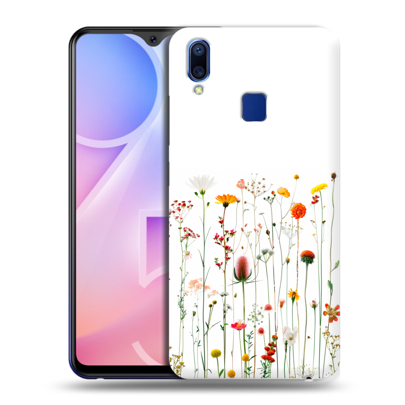 Пластиковый чехол на Vivo Y95 с принтом цветы Пластиковый чехол на Vivo Y95 с принтом цветы