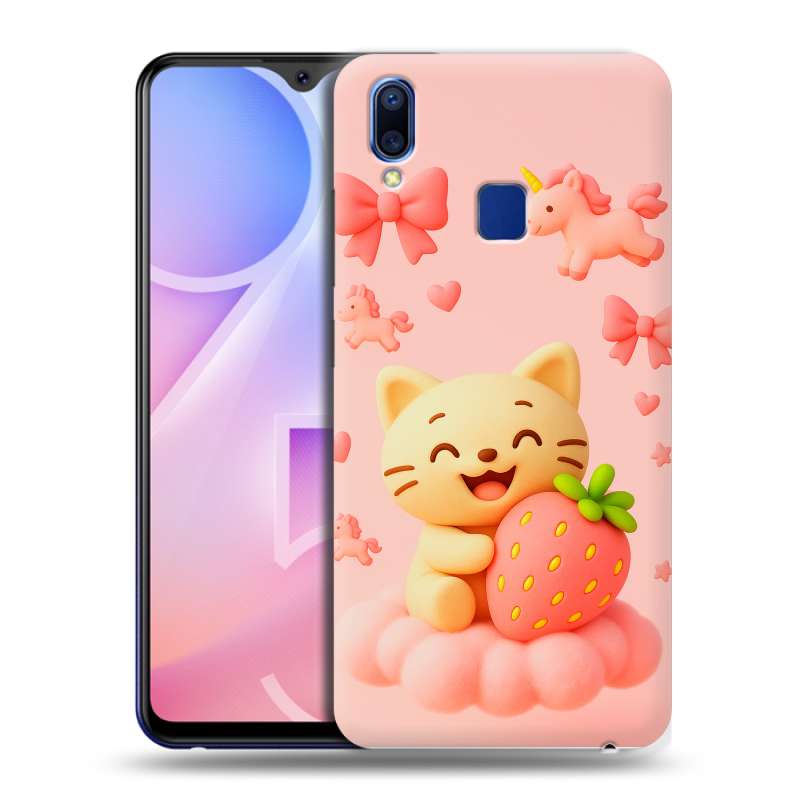 Пластиковый чехол на Vivo Y95 с принтом для девочек Пластиковый чехол на Vivo Y95 с принтом для девочек