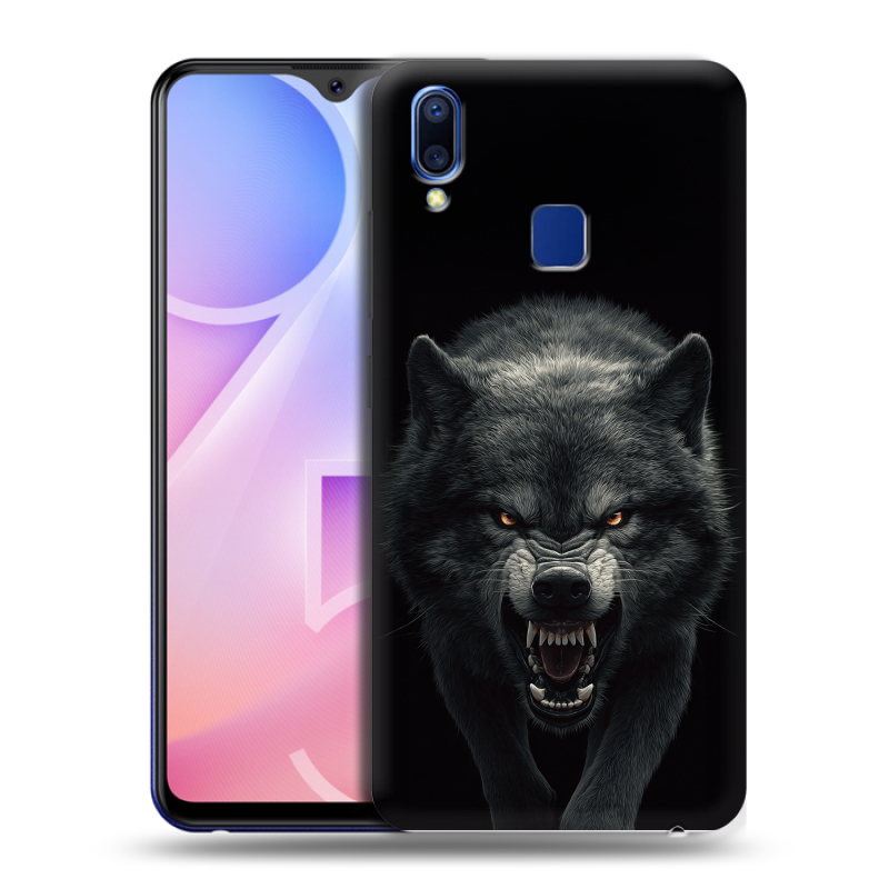 Пластиковый чехол на Vivo Y95 с принтом Волк Пластиковый чехол на Vivo Y95 с принтом Волк
