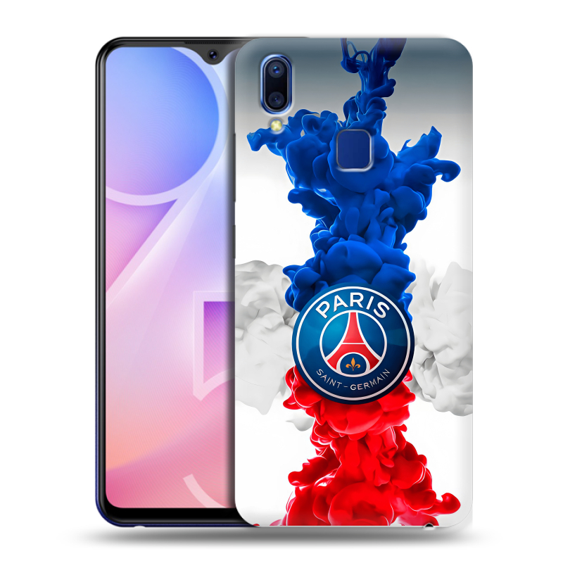 Пластиковый чехол на Vivo Y95 с принтом PSG ПСЖ Пластиковый чехол на Vivo Y95 с принтом PSG ПСЖ