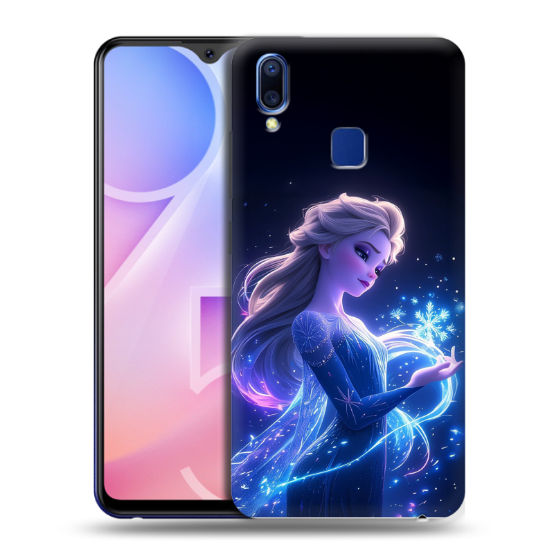 Пластиковый чехол на Vivo Y95 с принтом Холодное сердце Frozen Пластиковый чехол на Vivo Y95 с принтом Холодное сердце Frozen