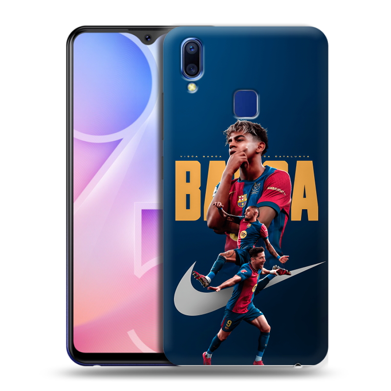 Пластиковый чехол на Vivo Y95 с принтом Барселона Barca Yamal Пластиковый чехол на Vivo Y95 с принтом Барселона Barca Yamal