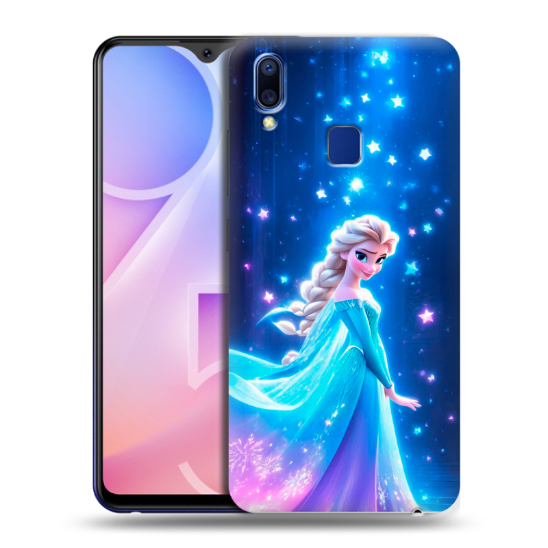 Пластиковый чехол на Vivo Y95 с принтом Холодное сердце Frozen Пластиковый чехол на Vivo Y95 с принтом Холодное сердце Frozen