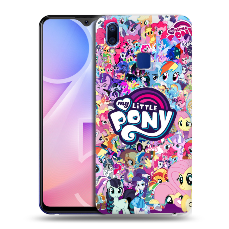Пластиковый чехол на Vivo Y95 с принтом My little pony Дружба чудо Пластиковый чехол на Vivo Y95 с принтом My little pony Дружба чудо