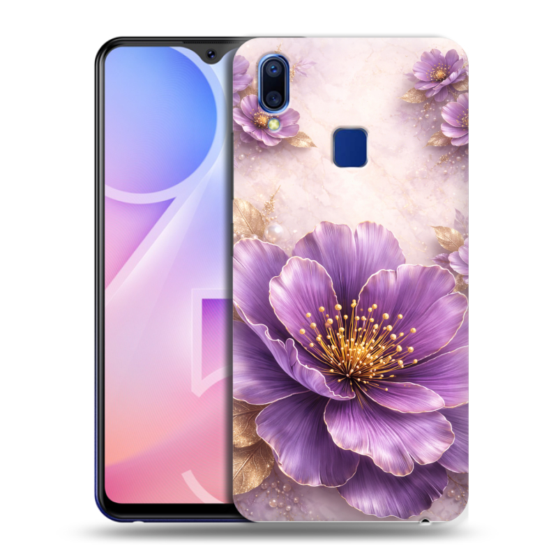 Пластиковый чехол на Vivo Y95 с принтом женский Пластиковый чехол на Vivo Y95 с принтом женский