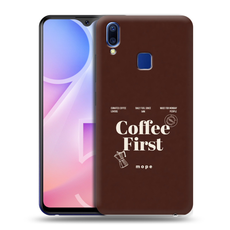 Пластиковый чехол на Vivo Y95 с принтом женский Пластиковый чехол на Vivo Y95 с принтом женский