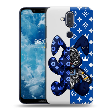 Пластиковый чехол на Nokia 8.1 с принтом Луи робот Пластиковый чехол на Nokia 8.1 с принтом Луи робот
