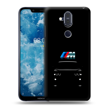 Пластиковый чехол на Nokia 8.1 с принтом БМВ BMW
