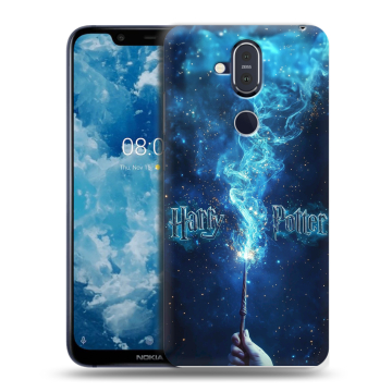 Пластиковый чехол на Nokia 8.1 с принтом Harry Potter Гарри Поттер Пластиковый чехол на Nokia 8.1 с принтом Harry Potter Гарри Поттер