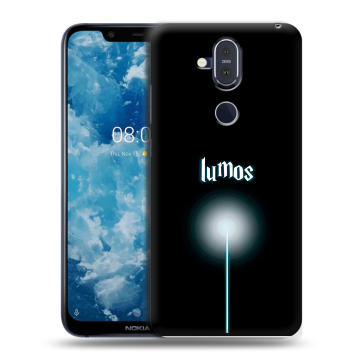Пластиковый чехол на Nokia 8.1 с принтом Harry Potter Гарри Поттер Пластиковый чехол на Nokia 8.1 с принтом Harry Potter Гарри Поттер