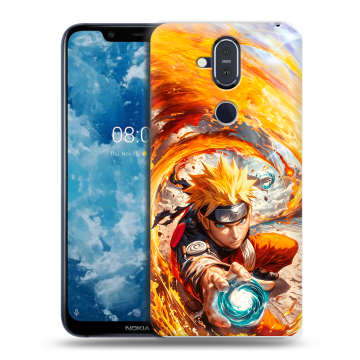 Пластиковый чехол на Nokia 8.1 с принтом Аниме Наруто Naruto Пластиковый чехол на Nokia 8.1 с принтом Аниме Наруто Naruto