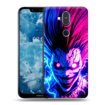 Пластиковый чехол на Nokia 8.1 с принтом Death note Тетрадь смерти